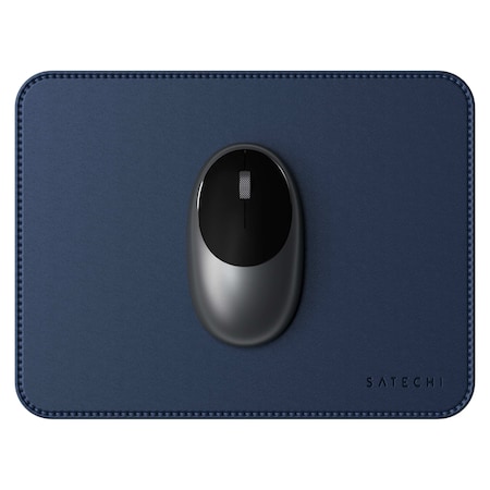 Eco-leather Mouse Pad, Blue